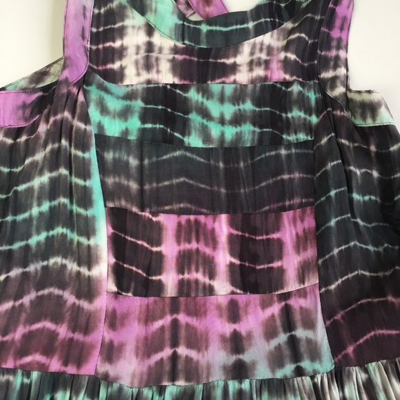 Lovers + Friends tie dye criss-cross maxi dress S - Picture 4 of 7